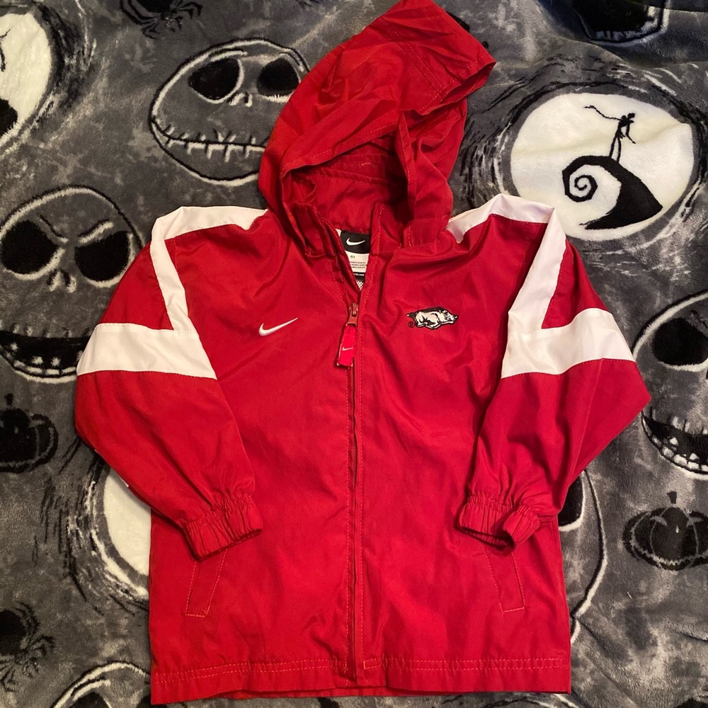 Kids Nike Arkansas Razorbacks Windbreaker/Rain Jacket
